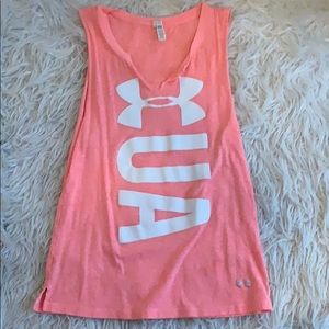 SUPER CUTE UNDER ARMOUR PINK TANK